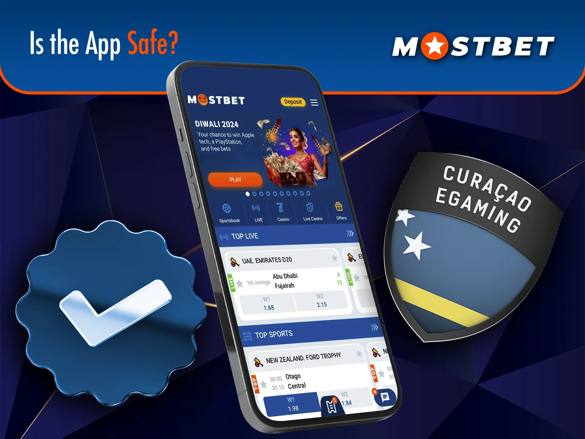 Mostbet is a large casino with a huge number of users which is one of the factors of its legality.