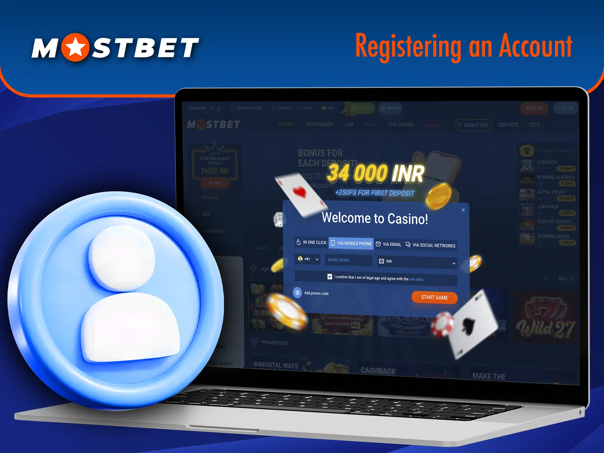 Just a few clicks separate you from a big win in Mostbet's Lucky Jet game.