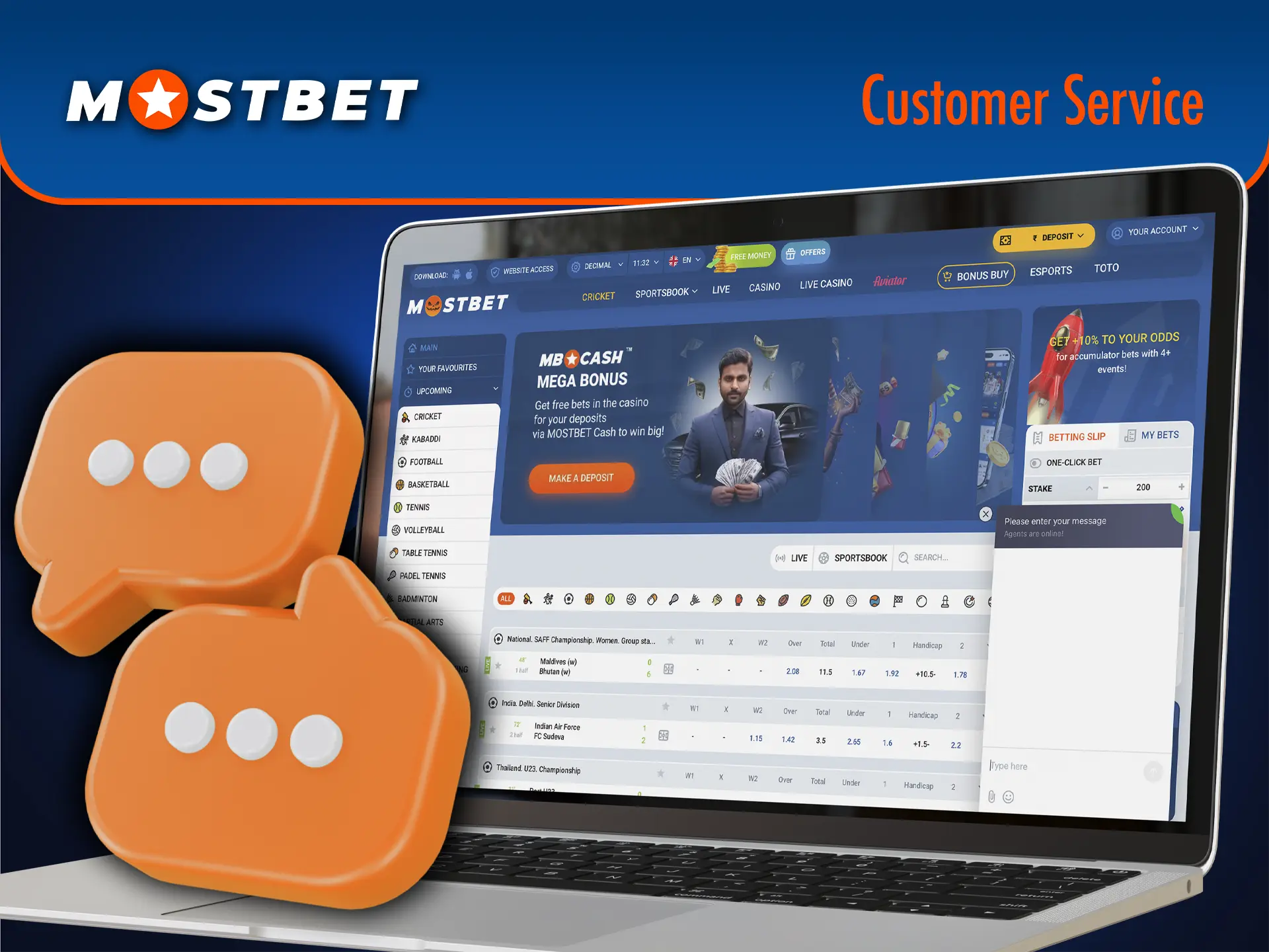 Find out about the available methods of contacting Mostbet Casino support.