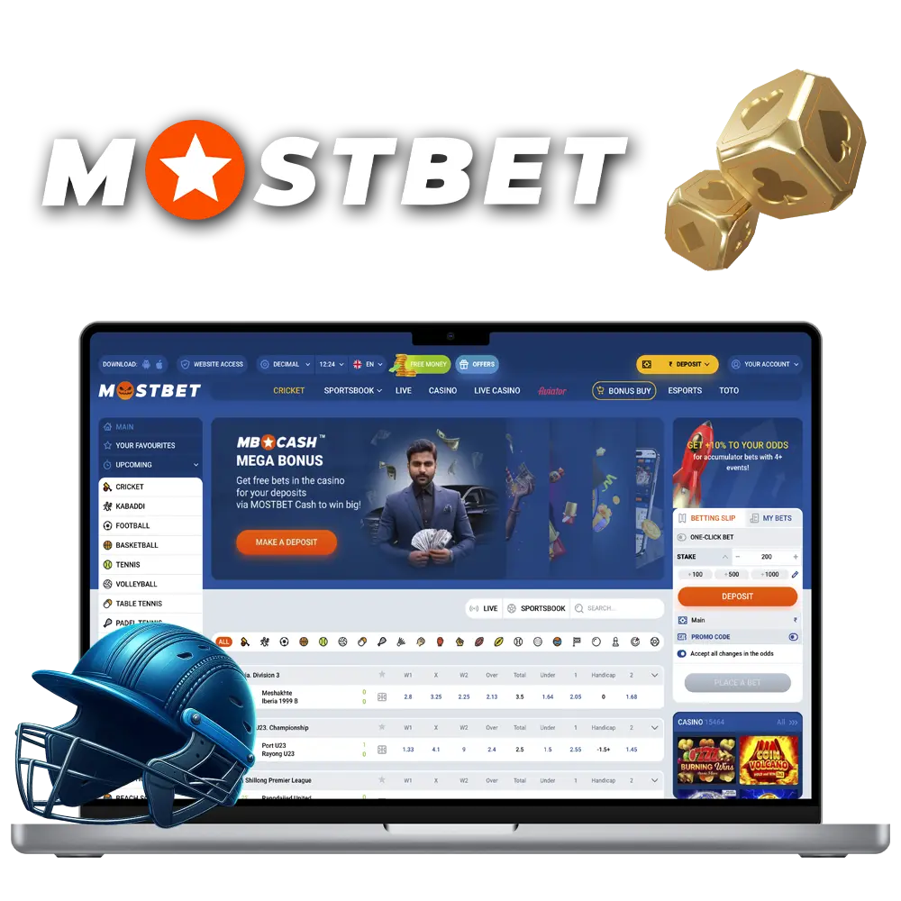 Find out more about the bookmaker Mostbet.