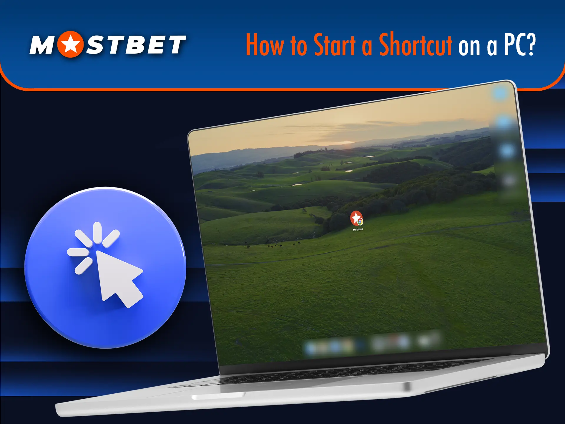 Click on the Mostbet icon to launch the site and quickly log in to your account.