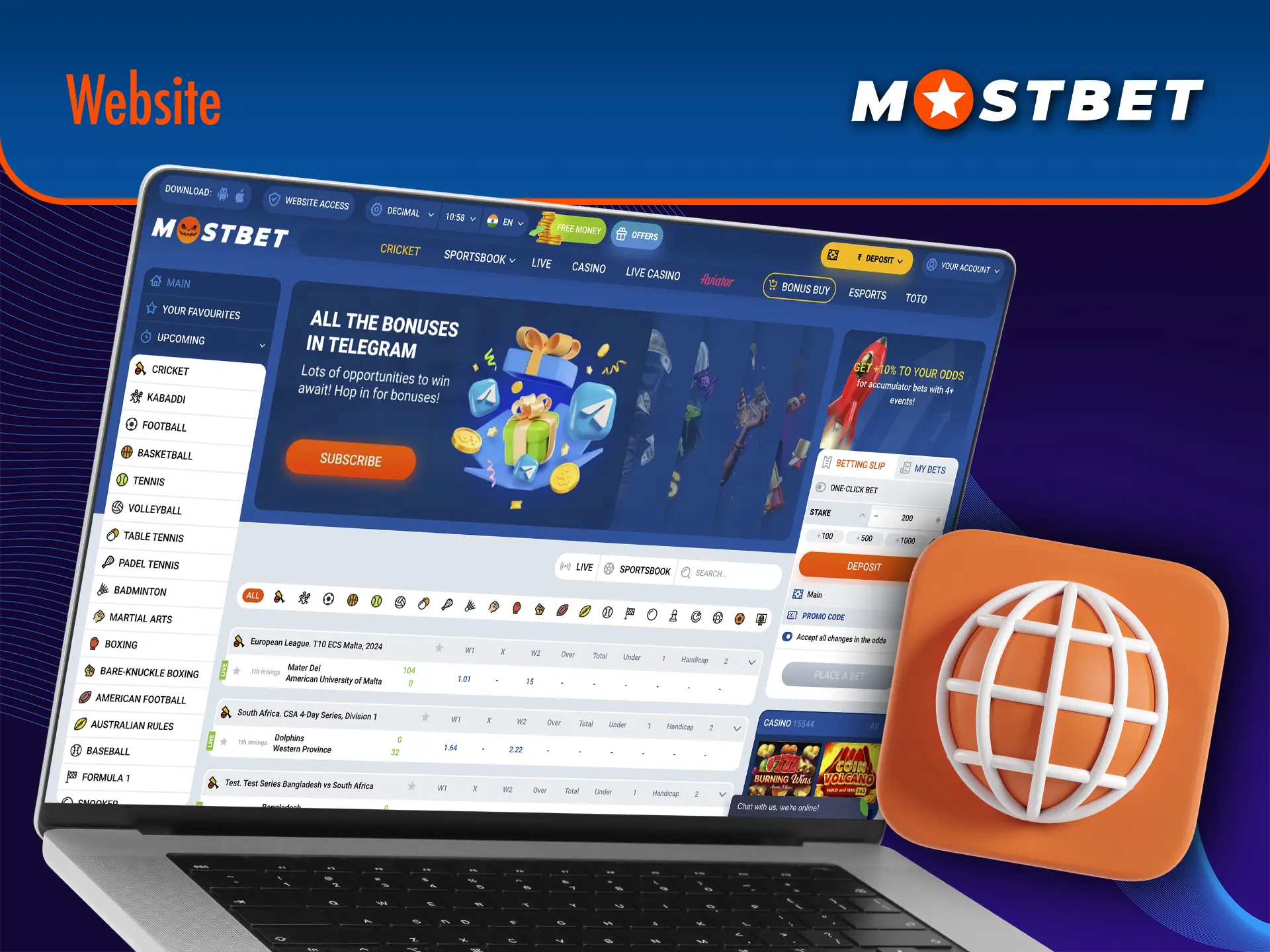 Try using the web version of the Mostbet website for betting and gaming.