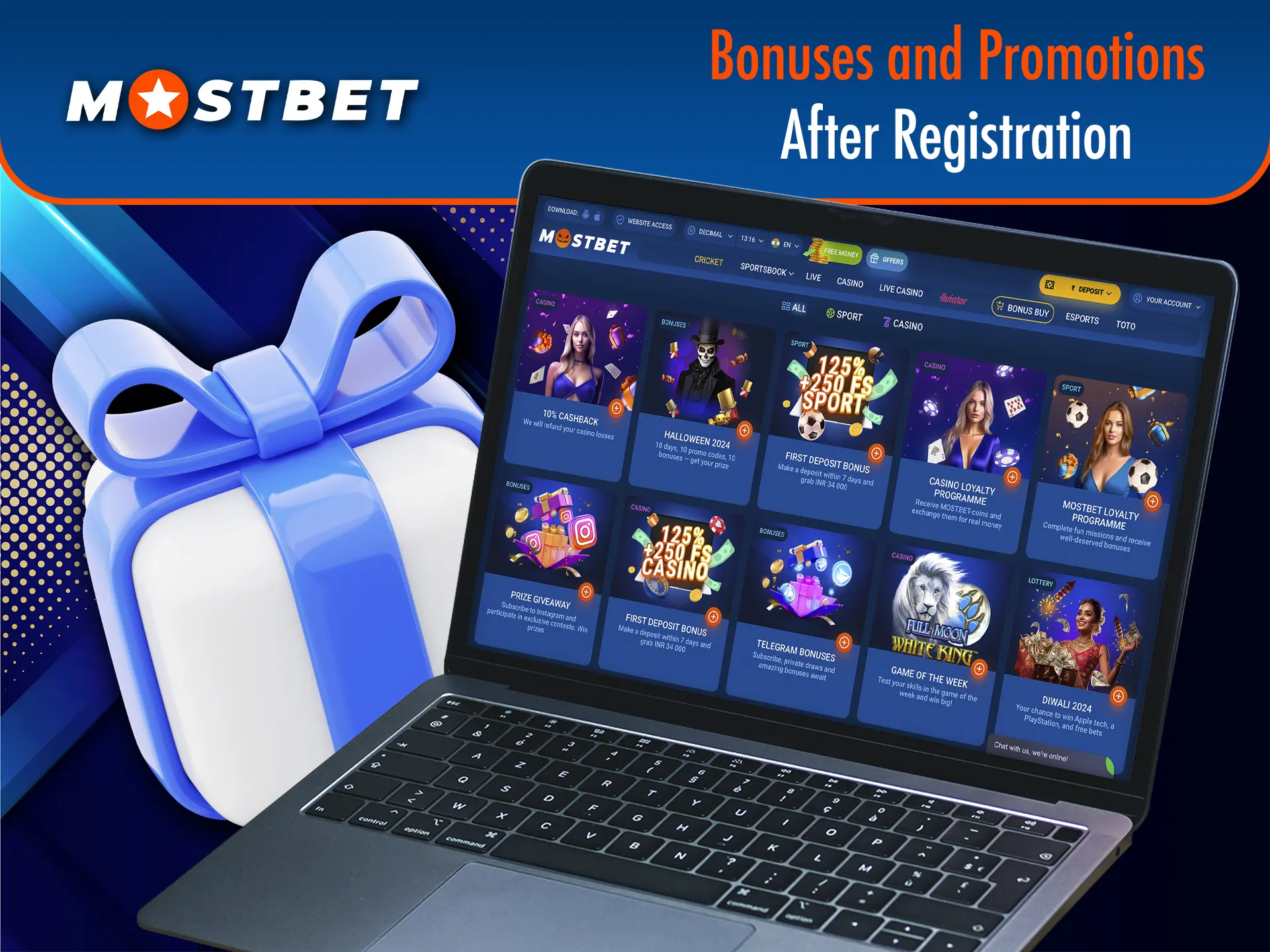 Use Mostbet bonuses to maximise your first deposit and bets.