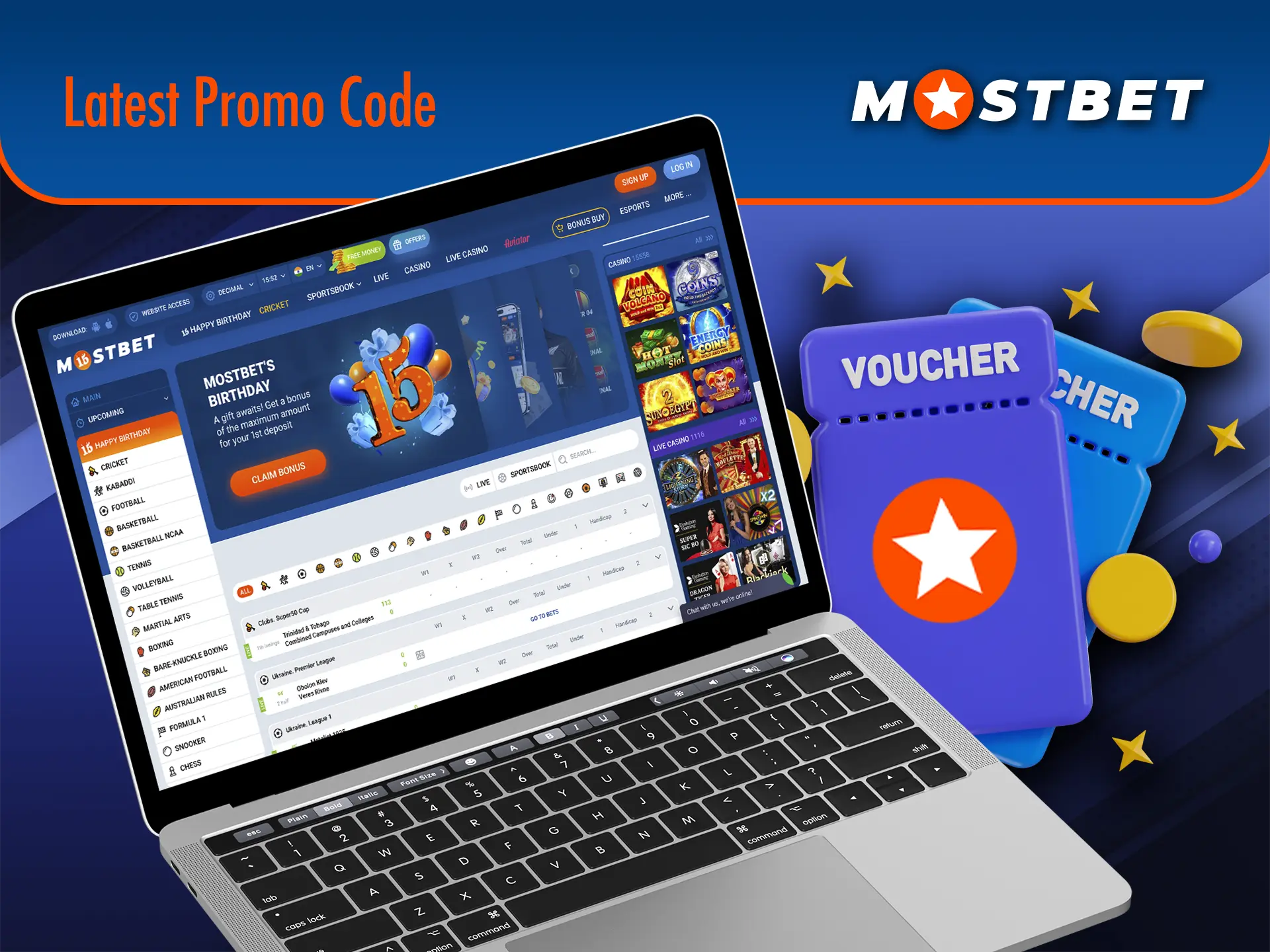 A promo code at Mostbet will give you a great opportunity to gain experience without risking your money.